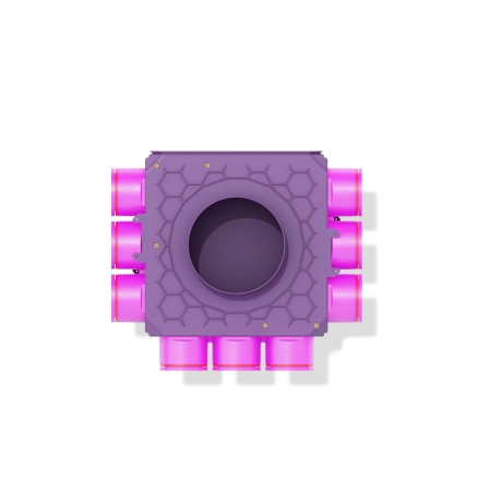 Skrzynka rozdzielaczowa jednomodułowa zamknięta 200mm, 9x90mm